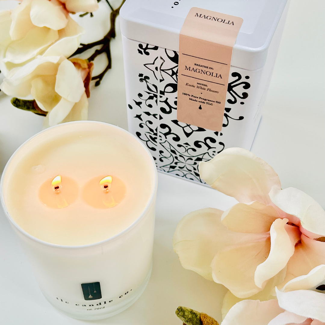 Magnolia - Exotic White Flower Soy Candle