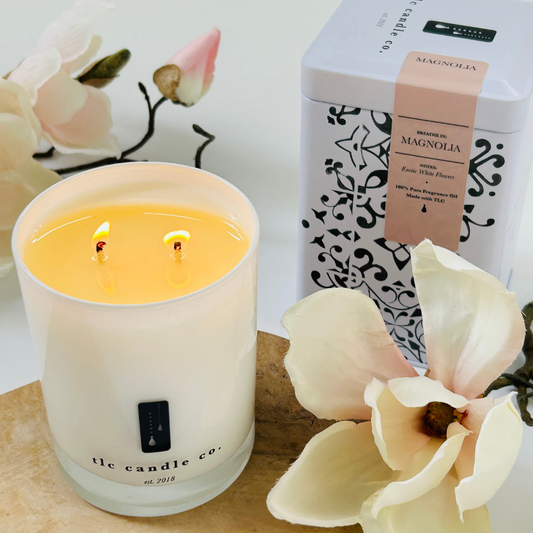 Magnolia - Exotic White Flower Soy Candle