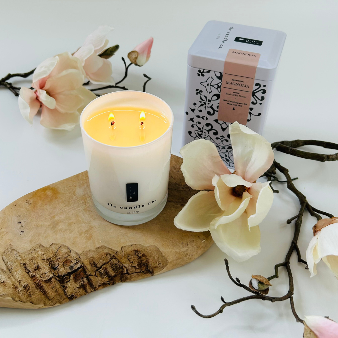 Magnolia - Exotic White Flower Soy Candle